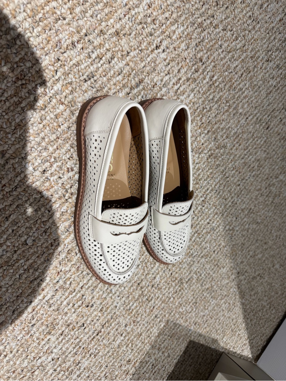 White leather loafer - Picture 3 of 4